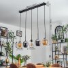 Vevino pendant light black, 5-light sources