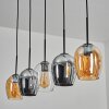 Vevino pendant light black, 5-light sources