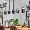 Vevino pendant light black, 5-light sources