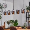 Vevino pendant light black, 5-light sources