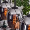 Vevino pendant light black, 5-light sources