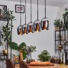 Vevino pendant light black, 5-light sources