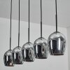 Vevino pendant light black, 5-light sources