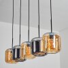 Lauden pendant light black, 5-light sources