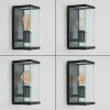 Sangbana outdoor wall light black, 1-light source