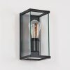 Sangbana outdoor wall light black, 1-light source