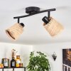 Lindberg ceiling light black, 2-light sources