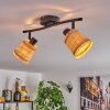 Lindberg ceiling light black, 2-light sources