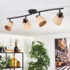 Lindberg ceiling light black, 4-light sources