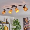 Lindberg ceiling light black, 4-light sources