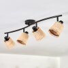 Lindberg ceiling light black, 4-light sources