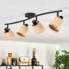 Lindberg ceiling light black, 4-light sources