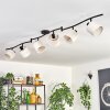 Bassagoda ceiling light black, 6-light sources