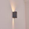 Hoods outdoor wall light, Up & Down Light, wall light LED anthracite, 1-light source