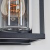 Portalis outdoor wall light black, 1-light source