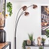 Koyoto floor lamp black, 3-light sources