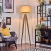 Chellas floor lamp, Reading light Ecru, black, 1-light source