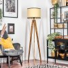 Chellas floor lamp, Reading light Ecru, black, 1-light source