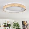 Lockeby ceiling light LED Ecru, white, 1-light source, Remote control