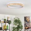 Lockeby ceiling light LED Ecru, white, 1-light source, Remote control