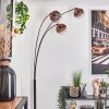 Ripoll floor lamp black, 3-light sources