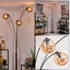 Gastor floor lamp black, 3-light sources