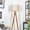 Bassagoda floor lamp, Reading light Ecru, black, 1-light source