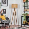 Ramila floor lamp, Reading light Ecru, black, 1-light source