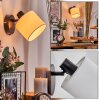 Bassagoda wall light, wall spotlight black, 1-light source