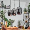 Vevino pendant light black, 3-light sources