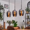 Vevino pendant light black, 3-light sources