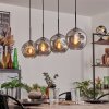 Ripoll pendant light black, 4-light sources