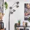 Ripoll floor lamp black, 5-light sources