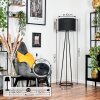 Bassagoda floor lamp, Reading light black, 1-light source