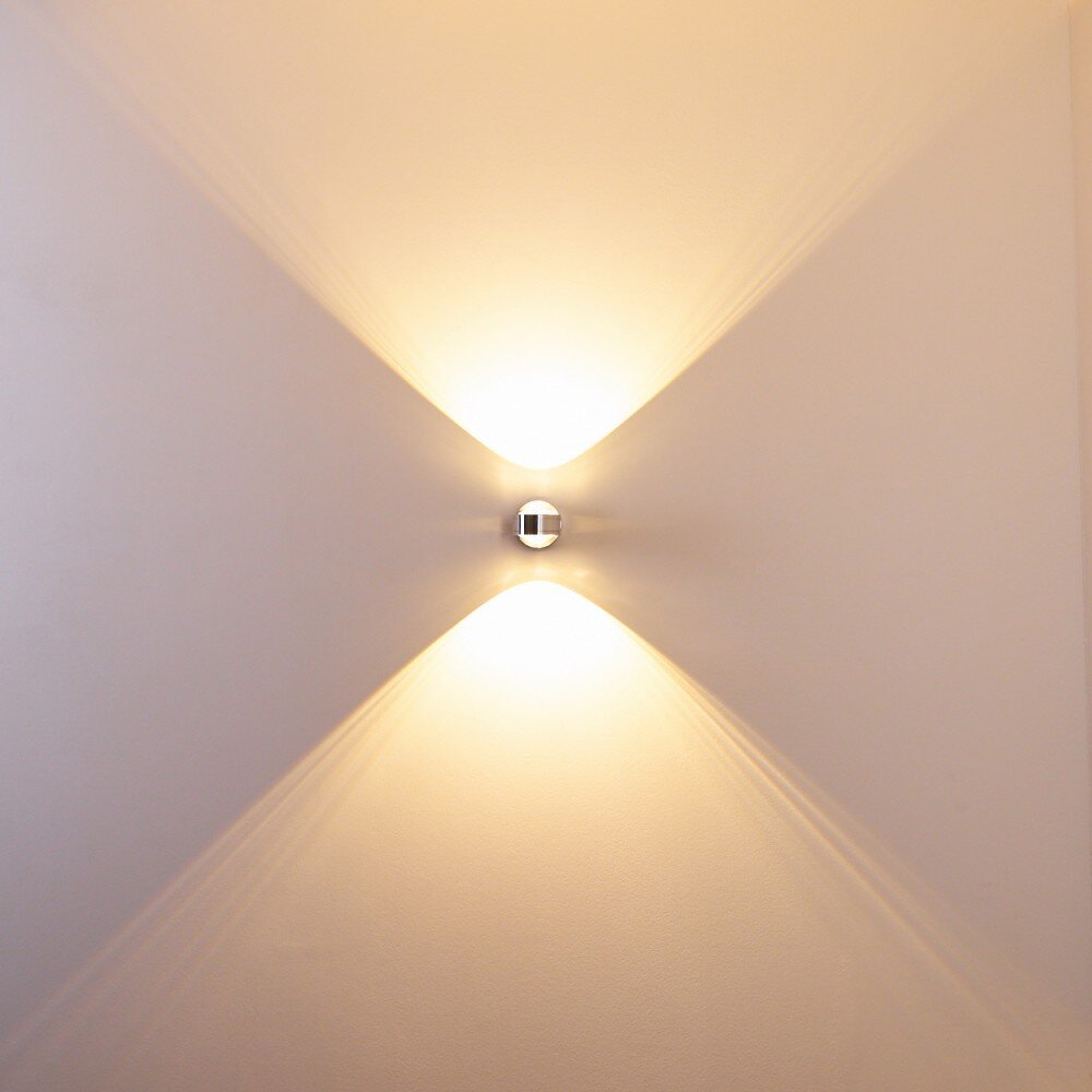 Indore wall light LED aluminium, 2-light sources