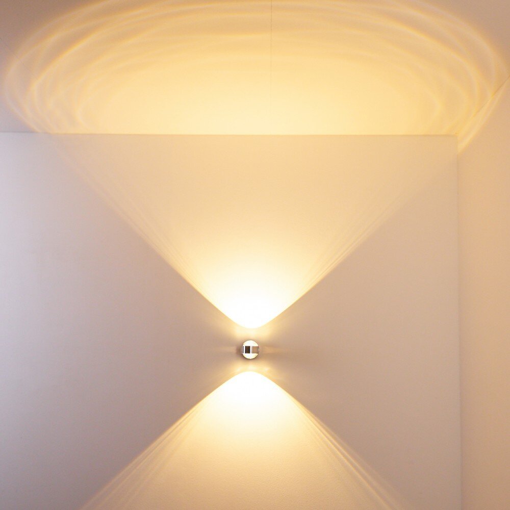 Indore wall light LED aluminium, 2-light sources