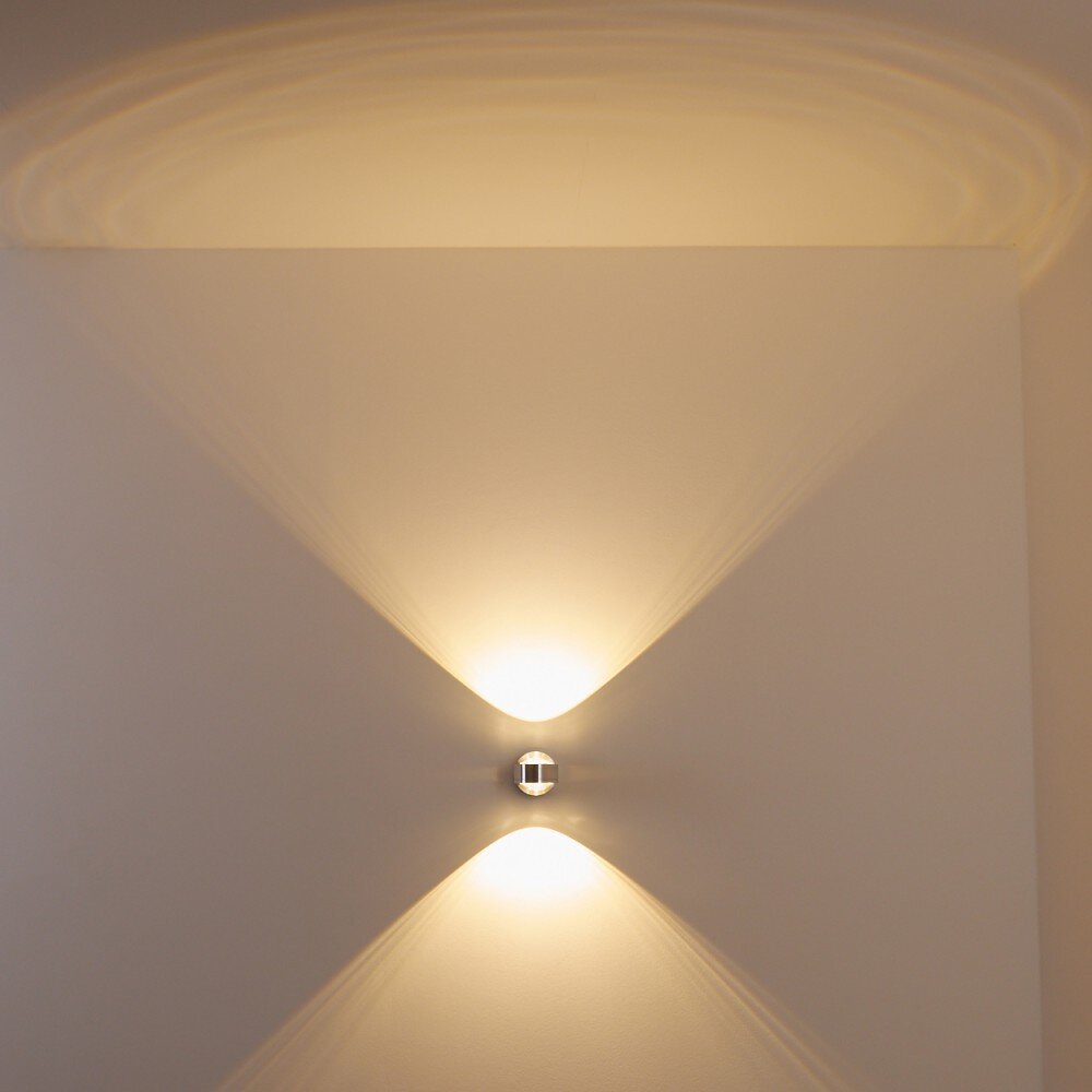 Indore wall light LED aluminium, 2-light sources
