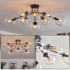 Gastor ceiling light 87 cm clear, 8-light sources