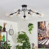 Gastor ceiling light 87 cm clear, 8-light sources