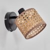 Barcos wall light black, 1-light source