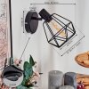 Yaak wall light black, 1-light source