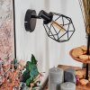 Yaak wall light black, 1-light source