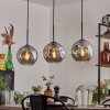 Ripoll pendant light Smoke-coloured, 3-light sources