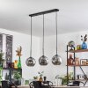 Ripoll pendant light Smoke-coloured, 3-light sources