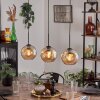 Ripoll pendant light Amber, 3-light sources