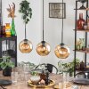 Ripoll pendant light Amber, 3-light sources