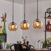 Ripoll pendant light Amber, 3-light sources