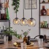 Ripoll pendant light Amber, clear, 3-light sources