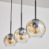 Ripoll pendant light Amber, clear, 3-light sources