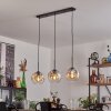 Ripoll pendant light Amber, clear, 3-light sources